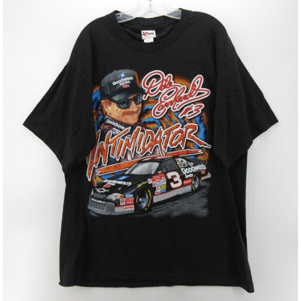 VTG Dale Earnhardt Shirt Large NASCAR The Intimidator Chase 90s NEW